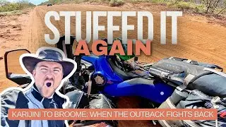 Outback Roads Can Be Brutal… I Learned the Hard Way 🏍️💥