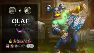 Olaf Top vs Riven - NA Master Patch 12.7