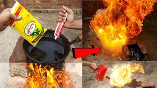 Blast With Cooking Oil And Colgate | 1st Time in Pakistan | Experiment Wala