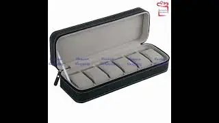 6-Slots Portable Watch Box Case