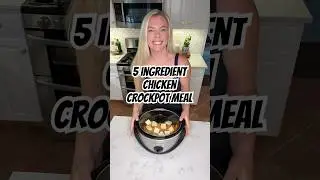 5 ingredient chicken crockpot meal #easyrecipes #crockpotrecipes #crockpotmeals
