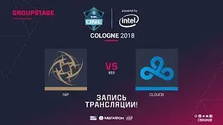 NiP vs Cloud9 - ESL One Cologne 2018  - de_inferno [ceh9, yXo]