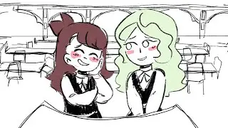 Diakko Week 2025 Day 3 Secret Relationship Visual Novel Draft. by StarlitWitchy and Buggo