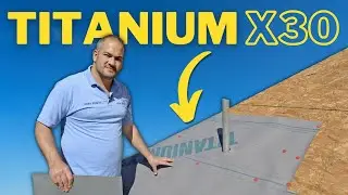 Как установить подложку Titanium X30 | Руководство по укладке черепичной кровли