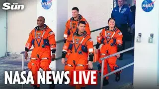 LIVE: NASA briefs media on Artemis II launch as SLS rocket prepares for historic rollout