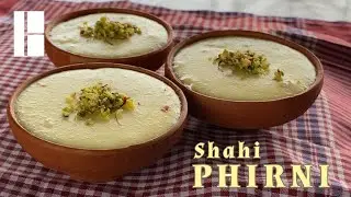 Shahi Kesar Phirni recipe | Rice Pudding recipe without eggs | Rice flour Phirni recipe