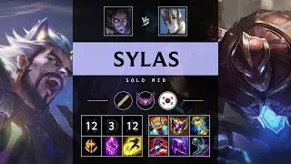 Sylas Mid vs Galio: Triple Kill, Dominating - KR Master Patch 14.20