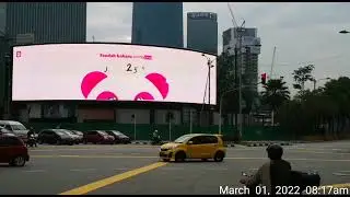 Nearby Time Square Digital LED Billboard Advertising Malaysia Digital LED Billboard Advertising 5