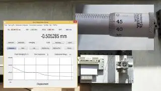 HP Laser Interferometer using &micro;MD1 to check micrometer