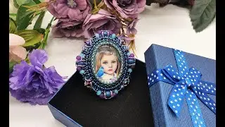 БРОШЬ ДЕВОЧКА. МК.