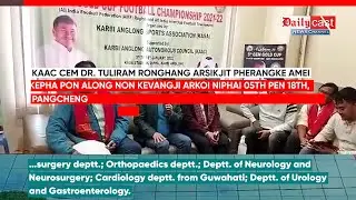 #BreakingReport | KAAC CEM Dr. Ronghang pen Arsikjit Pherangke amei kepha&hellip;