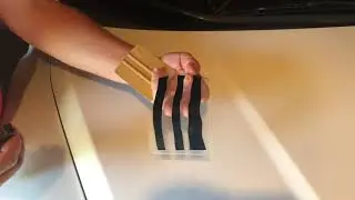 Wet vinyl decal application with clear transfer tape