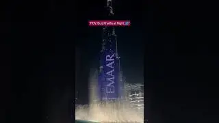 ✨ Experience the magical night at Burj Khalifa, #Dubai #BurjKhalifa #FountainShow #DubaiNight