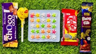 Satisfying ASMR Rainbow Candy Lollipops and Double ChupaChups Unboxing Video / ASMR Candy Sounds