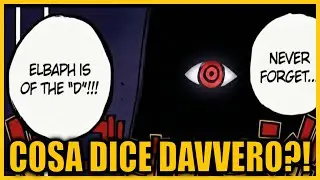 ELBAPH è della D | Analisi del dialogo di IMU | One Piece