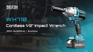 SeeSii Cordless Impact Wrench WH710 Torque Testing