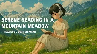 Serene Reading in a Mountain Meadow | Peaceful Lofi Moment 🌿📖