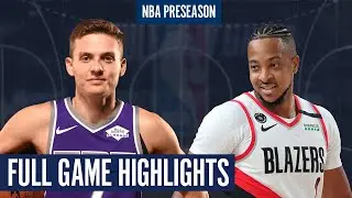 Sacramento Kings vs Portland Trail Blazers - Full Game Highlights | 2020 NBA Preseason