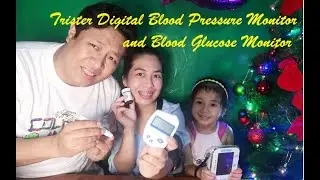 Trister Digital Blood Pressure Monitor and Blood Glucose Monitor System