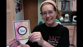 Smooshing Ink Technique
