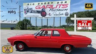 Создан исключительно для гонщиков. Plymouth Savoy 426 Max Wedge 1963 года выпуска. Один из 18 экз...