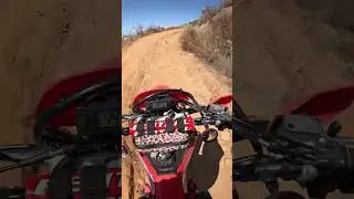 Toughest section on Santa Ysabel truck trail. #dualsport #crf450rl #dirtbike #ramona #blackmountain