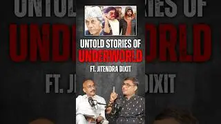 The Untold Stories of Underworld..Links with Bollywood & Cricket Ft. @JitendraDixit Promo #shorts