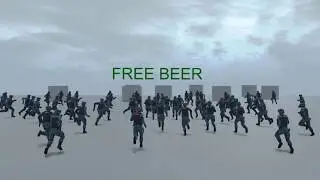 Crowd simulation RND - Houdini