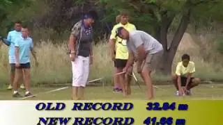 Namibian Athlete Ludwig Huber 2015 Records Agri College slow motion