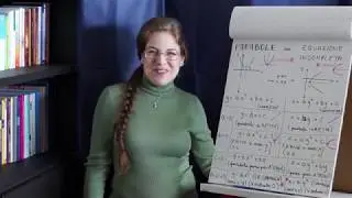 La Parabola.  Lezione alla lavagna 2. Retta tangente, normale, equazione incompleta.