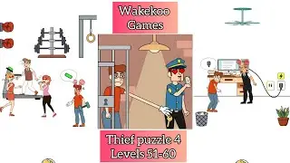 Thief Puzzle 4 (WEEGOON) - Longhand Thieves Puzzle Game - Levels 51-60  Android Gameplay Walkthrough