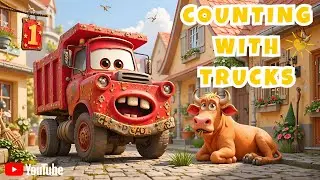 Trucks and Animals Team Up for a Counting Adventure!