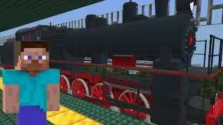 Мод   Поезда для Minecraft PE. Обзор.