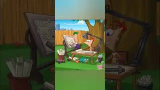Happy Colour - Colour by Number. Disney Phineas And Ferb 🦆🎩🕵️&zwj;♂️ - Phineas & Ferb Brainstorming 📝🛠️