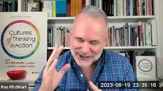 Complimentary Webinar: Book Launch The foundational mindset by Dr. Ron Ritchhart 20th August 2023