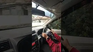 #shorts Latihan belok kanan. Belajar mengemudi mobil manual