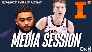 BIG TEN MEDIA DAYS: Ben Humrichous & Kylan Boswell Meet the Mediaa