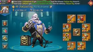 Lords Mobile - Spending 500$ on the Mane Maverick Leader Skin - Cool Map Skill Animation