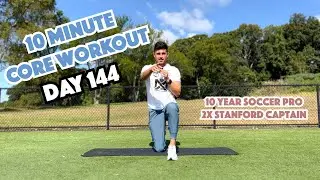 10 Minute CORE Workout (No Equipment) - Day 144