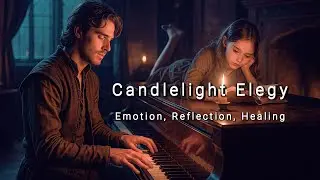 Candlelight Elegy 🕯️ | Emotional Piano BGM for Reflection, Study & Healing