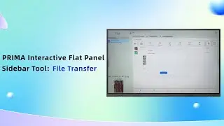 ✨ Experience effortless file sharing with PRIMA Interactive Flat Panel!#interactivedisplays