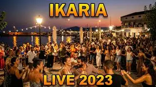 Εύδηλος IKARIA Greece 2023 TO GLENTI at Port Evdilos, Ikaria Island, Aganta band Live Fest HD