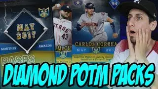 DIAMOND PLAYER OF THE MONTH PACK OPENING - MLB 17 THE SHOW DIAMOND DYNASTY
