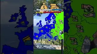 Most preferred payment in each European country #enfemapping #geography #map #mapping #edit