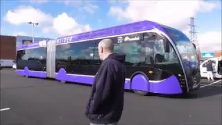 Belfast Glider Rapid Transit Vehicle at Connswater