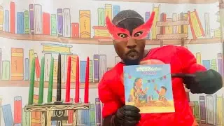 SUPER READER MAN READS: THE NIGHT BEFORE KWANZAA ❤️🖤💚