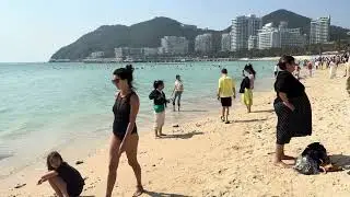 [4K] Dadonghai Beach, Sanya Walking Tour - Hainan, China (Jan 6, 2026) | Shot on IPhone 17 pro