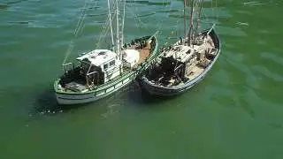 2 Monterey Fishing Boats at Spreckels Lake