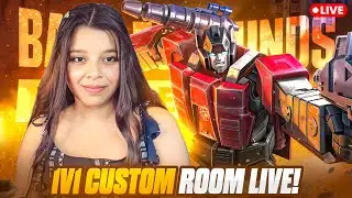 💜 LIVE TDM Customs | AISH Plays BGMI Girl Gamer Edition ⚡