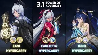 S0 Zani Hypercarry / S0 Carlotta Hypercarry / S0 Iuno Hypercarry | ToA 3.1 | Wuthering Waves